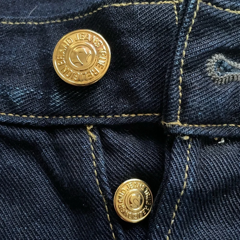 RARE LIMITED EDITION TRUE RELIGION SELVEDGE DENIMS ROCCO SIZE 30 - Picture 3 of 6